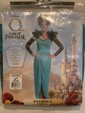NWOT Oz Great  Powerful Deluxe Evanora Costume Adult Sz L 14-16 Dress Headpiece