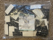 200 Panduit ABM3H-AT-T0 Quad Open Paired Cable Tie Mounts Adhesive Screw