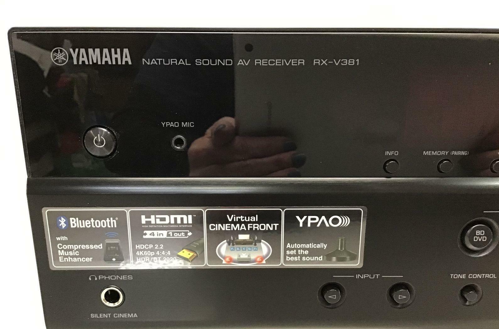 Yamaha RX-V381 5.1 Channel A/V Receiver for sale online