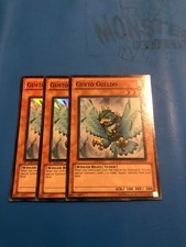 YUGIOH 3x Super Rare Gusto Gulldo HA05-EN037