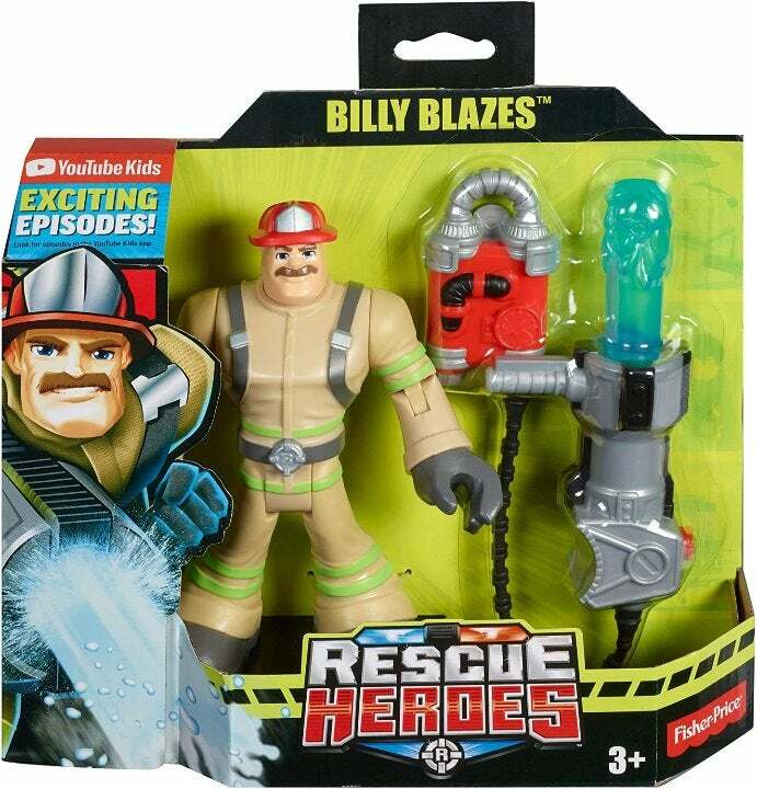 Fisher Price RESCUE HEROES FORREST FUEGO & BILLY BLAZES Figure