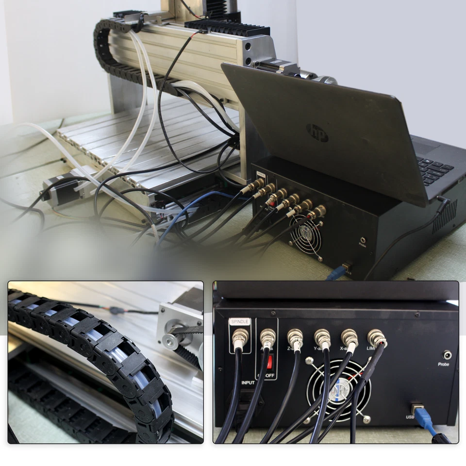 4-Achsen 6040 2.2KW USB Mach3 Fräsmaschine Schneiden Graviermaschine CNC Router - Bild 4 von 4