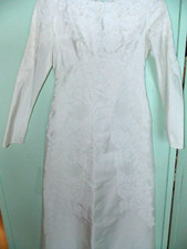 Vintage ALFRED ANGELO A-Line Empire Style Wedding Gown-by Edythe Vincent 1960's