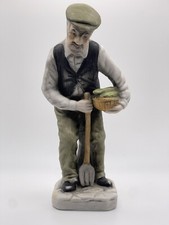 Homco Vintage Gentleman Farmer Porcelain Figurine 7 Inch