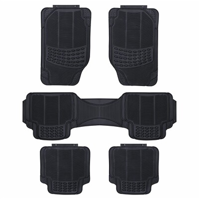 FOR SUZUKI GRAND VITARA - HEAVY DUTY RUBBER UNIVERSAL CAR FLOOR MATS 5 PIECE