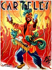 433.Quality Design Poster Joyful Carnival party trick seller.Home interior retro