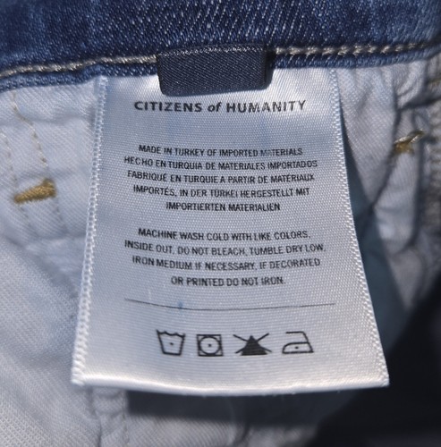 Citizens of Humanity Jeans Women's 31 Blue Straight Leg Premium Vintage - Picture 9 of 10