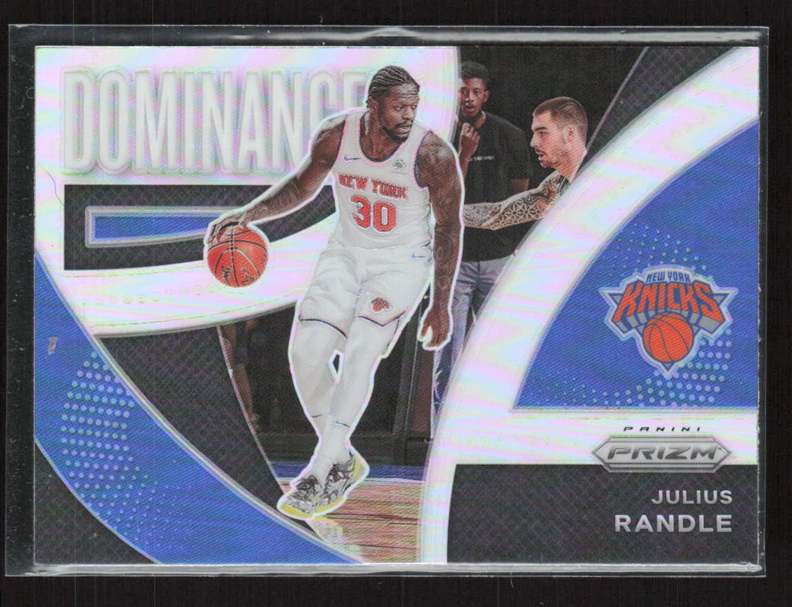 2021-22 Panini Prizm #21 Julius Randle Dominance Prizms Silver (T)