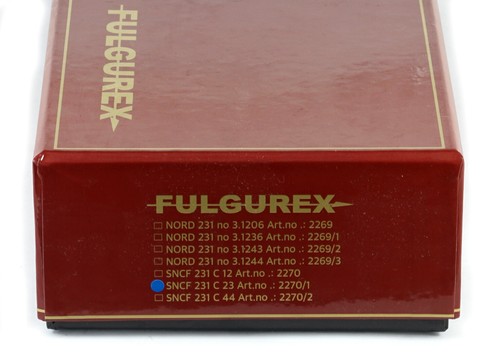 FULGUREX 2270/1 HO H0 BRASS DCC SNCF 231 C 23 , Laiton Messing-Modell - Picture 10 of 11