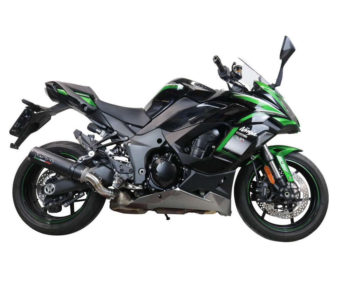 Exhaust Muffler GPR M3 Black Titanium Approved Kawasaki Ninja 1000 Sx 2021 2023