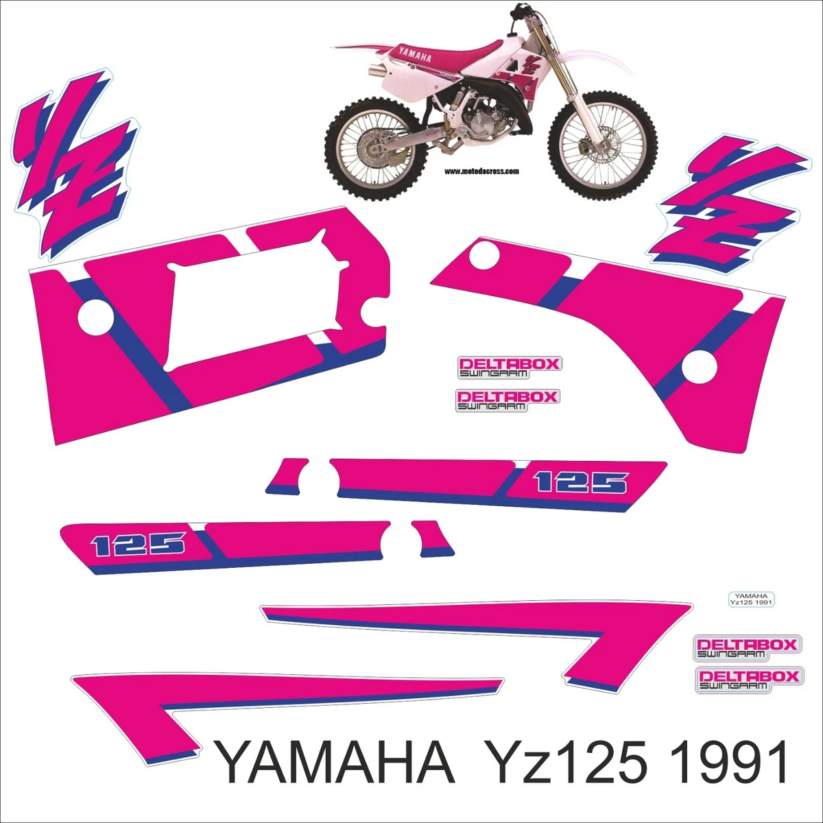 1991 yamaha yz125 deals