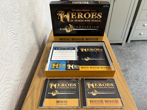 CD-ROM PC CD-ROM Heroes of Might and Magic Compendium en boîte -👽👾Idée cadeau rétro👾👽 - Photo 12/24