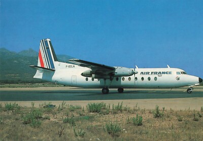Postcard Airline AIR FRANCE F-GCLN Fairchild Leconte CC9.
