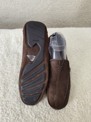 Ferracini 24h Penny Boy Loafer 37 D Brown Leather Slip-On Driver Comfort Shoes - Picture 9 of 21