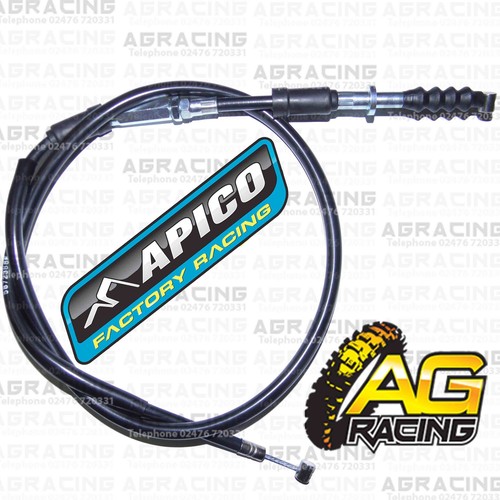 Apico Black Clutch Cable For Kawasaki KX 125 20002002 0002 Motocross
