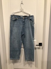 NWT AVA  VIV women 20W denim jeans skinny with stretch button zip pockets
