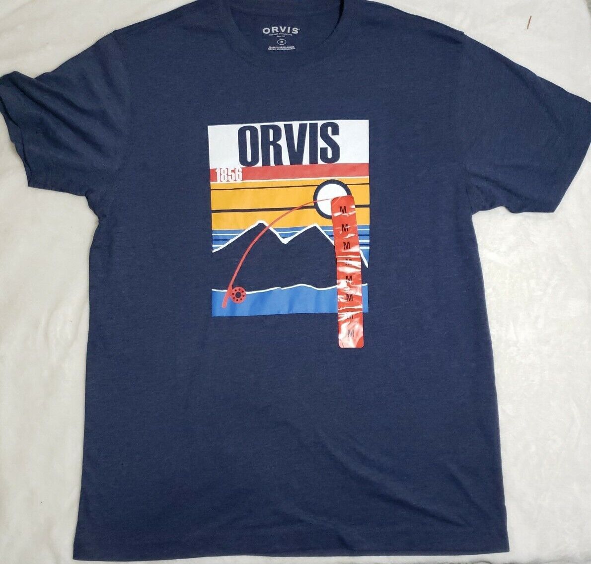 Мужская уличная футболка Orvis Mens с классическим рисунком