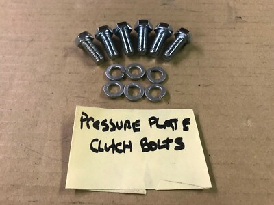 #ad 87 93 Ford Mustang Pressure Plate Bolts Factory Style Clutch Metric 20mm 10.5quot; $12.75