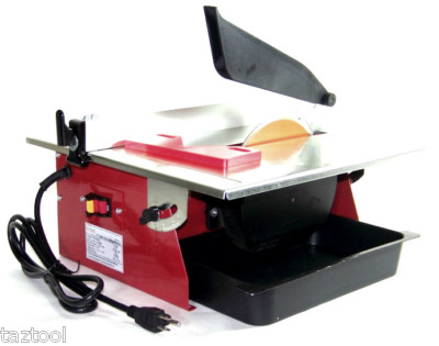 7'' Electric Tile Cutter Wet Marble Cutter Circular Saw Top Table UL Table Cutter