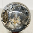 Natural Rare Volcanic Agate Crystal Sphere Healing 3640G (UV Reactive crystal) — photo 9