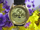 Vintage Timex triple dial moon dial mens watch Wear or resale New battery H11
