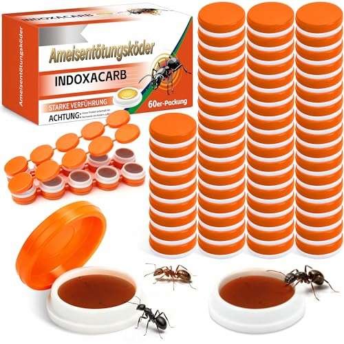 60 Pcs Ant Killer Bait Gel- Ant Traps Indoor Pet Safe,  Assorted sets