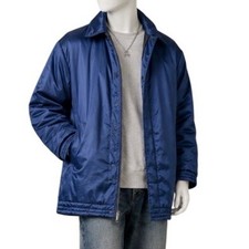 UNITog Vintage Union-Made Blue Winter Coat Talon Zipper Hood  Sz M