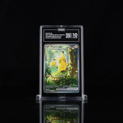 Pokemon Ascended Heroes Pikachu SIR 276/216 TAG Gem Mint 10