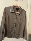 NWT August 1 Eight Women’s L/S Blouse Polyester  Blouse  SZ M