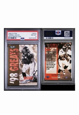 topps ハーランド　ハヴェルツ　デイビス　マッケニー　レギュラーカード 1998 Ultra - '98 Greats Terrell Davis #382G Gold Medallion for