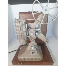 Keystone Commander Deluxe K-108 8mm Film Projector w Original Case Tested