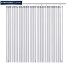 EHZNZIE Clear Black Shower Curtain Liner 72"W x 72"L Pack of 1 ,
