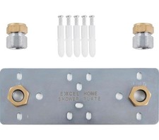 Shower Fixing Plate For Thermostatic Bar Mixer Valve Chrome 150mm