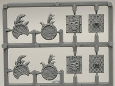 Warhammer Tabletop BITZ BITS : 8x Goblin Schild - Orruk Warclans - Ork