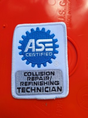 Vintage ASE Certified Collision Repair Refinishing Technician  Patch New