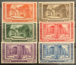 Vaticano 1938 congresso archeologico serie completa mlh