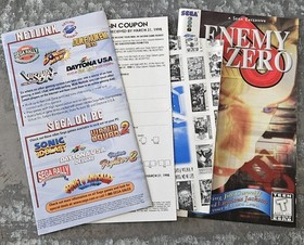 Enemy Zero (Sega Saturn, 1996) CIB ****EXCELLENT CONDITION!****