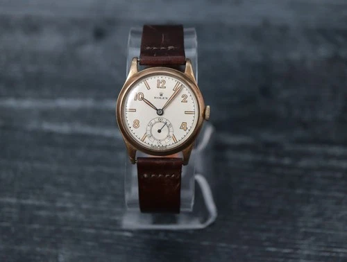 Vintage Rolex Precision. Ref. 12325. 9k Yellow Gold. 30mm. Circa 1950s