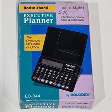 Vintage Radio Shack Executive Planner Pocket Size No 65-861 in Original Box