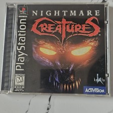 Nightmare Creatures (SONY PlayStation 1 1997) PS1 PSX COMPLETE PRISTINE NEW MINT