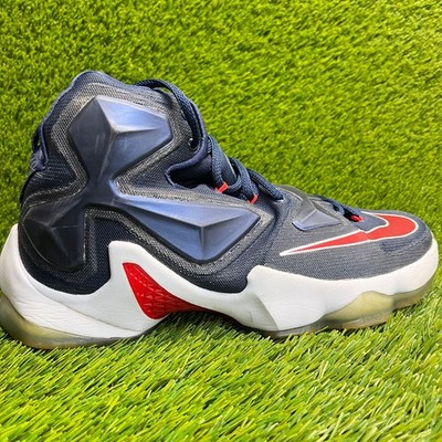 Nike Men\'s Navy White Red Athletic Basketball Shoes Nike JA 1 EP [DR8786-403] Men Basketball Shoes Midnight Navy  main image 2