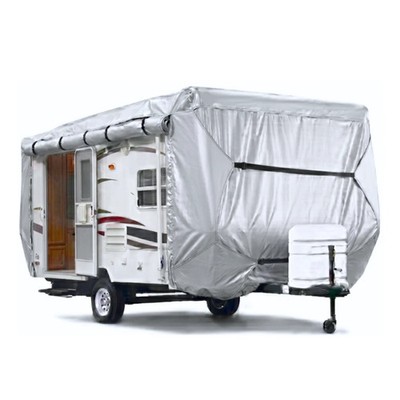 inTech RV O-V-R Advanture travel trailer Camper Cover w/Zipper Access Waterproof