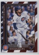 2025 Topps Series 1 Independence Day 19/76 Dansby Swanson #303 1rb1