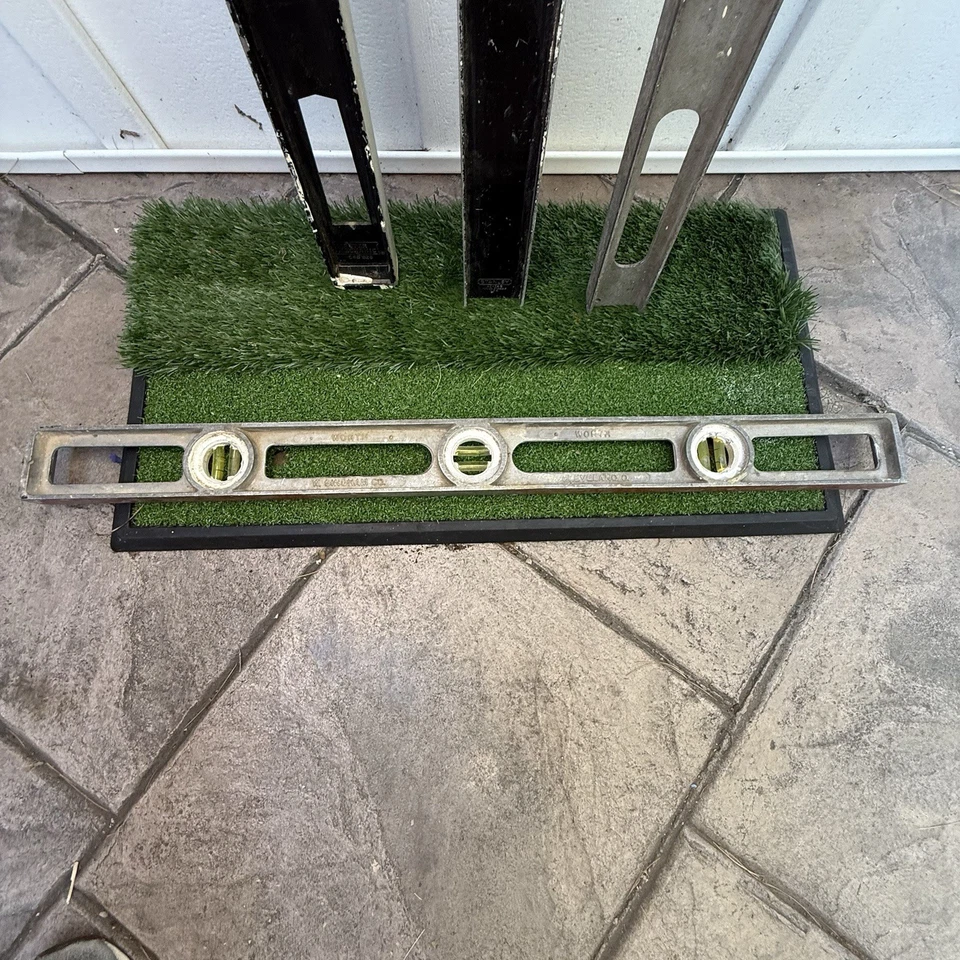 Vintage Level Lot Stanley, Du-Rite, Worth Cleveland, Master Mechanic 48” 28” USA - Image 2 of 4