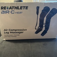 Reathlete Air-C  Heat Leg Massager Air Compression Boots Feet Calf Thigh NEW 