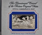 BICENTENNIAL COUNCIL OF THE THIRTEEN ORIGINAL STATES STERLING SILVER INGOT #1