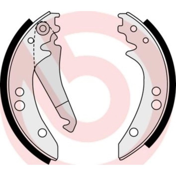 Brembo S 50 514 Bremsbackensatz FüR Mercedes Benz T1 G Klasse B601 601 611 W461-image