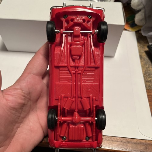 1974 Plymouth Barracuda Plastic Promo Model ERTL  1/25 Scale Rallye Red With Box - Picture 9 of 14