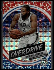 Kawhi Leonard 2019-20 Panini Mosaic Overdrive #9 Los Angeles Clippers