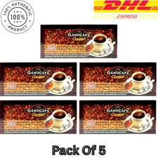 Gano Excel Classic Cafe Coffee 5-Pack Ganoderma Lucidum Black NO SUGAR DHL Ship